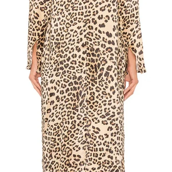 REVOLVE Delaney Duster In Leopard House of Harlow 1960 Long Jacket Coat Sz Small - Picture 3 of 9